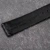 Watch Bands Black Handmade Crocodile Leather Strap Ultra-Thin 18 19 20 21 22MM Watchband Soft Bracelet Retro Style Men's Deli22