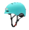 illumination warning onepiece helmet with light riding bicycle balance bike scooter riding helmet men and women2625265