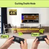 HD 4k retro mini console de videogame 628 jogos com 2 controladores sem fio portáteis duplos para videogame HDTV