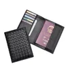 Korthållare Luxury Designer Passport Holder Soft Lambskin Cover äkta fårläder ID Business Travel Wallet285Z