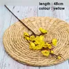 Plum Cherry Blossoms Artificial Silk flowers Plastic Branch for Party Wedding DIY Home Table living room Decor Fake Flowers