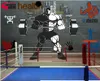 Niestandardowe fotograficzne tapety 3d Malowidła siłowni tapety nowoczesny ręcznie rysowane nostalgiczne retro sport fitness klub weightlifting tle Wall Decor