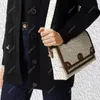 Borse firmate Borsa a tracolla vintage Pelle verniciata a scacchi Note Cross Body 1856 Scritte in tela Pelle bovina Realizzazione plaid Strisce classiche 80211111 80302491