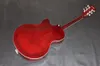 Custom Grets 6119 Guitare électrique de qualité supérieure en tête rouge manche finition naturelle micro simple bobinage p90 sur le chevalet etc avec étui rigide