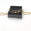 Classics 18 K Fine Gold GF Marine Anchor Link Collier Italiaanse Solid 550 * 3 mm Charms Lijnen Kreeft Sluiting