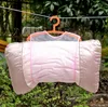 6pcs/set High Quality Portable Laundry Sweater Pillow Drying Rack Hanging Basket Folding Mesh Clothes Dryer Net