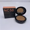 M Face Makeup NC 12 Color Pressed Powders Puffs Foundation 15g Polvere facciale naturale opaca