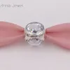 ciondoli per kit per la creazione di gioielli Clear Hearts pandora 925 bracciali in argento sterling di cristallo moglie ragazza donna braccialetto catena ciondolo collana regali di compleanno 792095