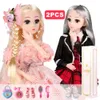 UCanaan (KAUFEN SIE 1, ERHALTEN SIE 1 GRATIS) BJD-Puppe 1/4 18 Kugelgelenk-SD-Puppen mit Kleidungsset, Outfits, bestes Geschenk für Mädchen, Kinder, Spielhaus, Q0910