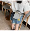 Borse per bambini in PU con paillettes Mini borsa Glitter per neonate Borse a tracolla Borsa per messaggi Portamonete Regali per bambini45pu