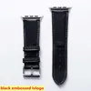 Модельер -дизайнерские ремни для iWatch Series 1 2 3 4 5 6 38/40/41/42/44/45MMTOP Качественные кожаные интеллектуальные ленты Deluxe Bristant Watch -полосы носимых технологий