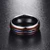 Wedding Rings Nuncad 8mm Hawaiian Koa Wood And Abalone Shell Tungsten Carbide For Men Comfort Fit Size 5148731139