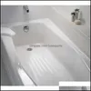 Accessoires de salle de bain Bath Home Gardeth Mats 24Pcs Bandes antidérapantes Autocollants de douche Sécurité Transparent Antidérapant pour baignoires douches escaliers A