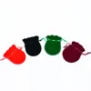 Jewelry Pouches Packaging Wedding Bags Bracelet Bag Can Custom Logo Drawstring Velvet Gift Bags 7*9CM