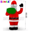 забавный гигантский надувной Санта-Клаус с сумкой, рождественские надувные шары с персонажами для рекламы, украшения мероприятий на открытом воздухе3838780