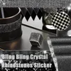 Muurstickers BLING Black Crystal Rhinestone Auto Meubels Stuff Paper Switch Home Decor Drop