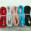 1M 3FT 2M 6FT 3M 10 FT Fabric braided cord Thicker type c cables micro usb OD4.0 nylon data charger cable for samsung s4 s6 s7 edge htc lg sony