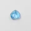 8mm Naturalne serce Cut Topaz Gemstone Cena Hurtowa Natural Topaz Loose Stone Light Blue Topaz Loose Gemstone H1015