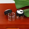 Silicone Concentrate Container Home Opbergflessen Mini NonStick Glass Oil Jar Draagbare rokende potten