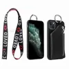 Fashion Multifunctional Detachable Wallet Leather Cases With Lanyard for iPhone 13 12 XS XR X 6 7 8 Plus 12 Mini 11 Pro Max Handbag Case