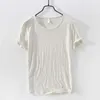 Lato 100% bawełna T-shirt Mężczyźni O-Neck Solid Color Casual Cienki T Shirt Podstawowe Tees Plus Rozmiar Krótki rękaw Topy Y2450 210726