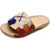 Summer male indoor home slipper couples wear thick bottom non-slip comfortable, lightweight and lovely cartoon beach sandals in large size 39-45