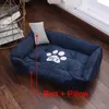 Pet Dog Bedden Mat voor kleine middelgrote grote honden met huisdieren kussen hoge elasticiteit PP vezelvuller puppy bulldog kennel kat deken 210224