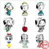 新しいオリジナルシルバープリンセスアップルチャームビーズフィットPandora Charms Silver 925ビーズブレスレット用女性DIYジュエリーギフト