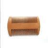 Wooden Beard Comb Double Sides Super Narrow Thick Wood Combs Pente Madeira Lice Pet Hair Tool