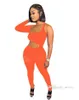 Kvinnor Sexig Hollow Out Sport Solid Color Jumpsuit One Shoulder Långärmad Bodysuit Höst och Winter Club Rompers 4 Färger