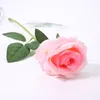 Valentine Day Artificial Roses Flowers Simulation Flannel Single Stem Flowers Wedding Living Room Bedroom decoration Pink Rose Red FHH21-850