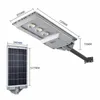 300W LED Solar Lamp Wall Street Light Clear Lens Super Ljus Rörelsesensor Utomhus Trädgårdssäkerhet med Pole