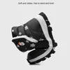 Kids Snow Boots Girls Warm Winter Boots Thicken and add cotton Children's Outdoor Snow Boots Comfortable Christmas Shoes 211108