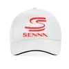 Summer Fashion Hero F1 Ayrton Cap Men Women 100cotton Tata Racing Car Caps Regulowane Hats Hats Bone Senna5421956