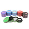 Backwoods Grinder Full Printing Zinc Alloy Metal Grinders Diameter OD 40mm Tobacco Handle Herb Grinder 3D Style Smoking Accessories 4 Layers GR322