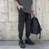 StreetWear Ribbons Harembyxor Män 2020 Spring Fashion Casual Joggers Mens byxor Multi-Fickor Cargo Ankle-längd män byxor x0723