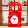 Feliz Natal porta pendurando ornamento de pingente decoração de natal para casa hotel porta presente xmas presente de ano novo decoração DBC VT1069