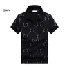 21SS Luxury Fashion Classic Mens Letter Lettersed Вышивая рубашка Polos Cotton Menss Дизайнерская футболка красная белая черная доска Поло Рубашки Мужские M-3XL