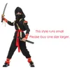 Umorden Costumes d'Halloween Garçons Dragon Ninja Costume Filles Guerrier Cosplay Carnaval Fête Déguisement pour Enfants Enfants Q0910