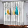 Personnaliser 2021 Blackout Rideaux de fenêtre Rideaux abstraits pour enfants Chambre Moderne Hotel Office Rideau Décor Cuisine Cortinas