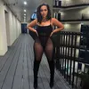 Women's Tracksuit Two Piece Set Female Clothing Sexy Club Outfit Tube Top Stacked Pants Suit Fashion Sportswear S0C4188W 210712