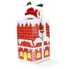 Christmas Gift Santa Claus Electric Climb Chimney 8.3 Inch Music Play Novelty Toys