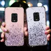 Xiaomi Redmi Notu için Kılıflar 10 Glitter Telefon Kılıfları Için Xiaomi Redmi Not 9 8 7 Pro 9 S 8T Kapak için Mi Poco X3 NFC F2 Pro