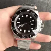 2 färger perfekta armbandsur nfactory v7 44mm 116660 d-blå svart rostfritt skrapbeständig keramik eta 2836 rörelse mekanik254n