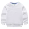 Inpepnow Solid Children's Sweatshirt 100％コットンキッズパーカー赤ちゃん女の子服スウェットシャツPareron 211029