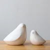 Dekorativa Objekt Figurer 2021 Keramisk Animal Vit Små Fågelfartyg Creative Mini Söt Handgjorda Ornament Moderna Gåvor Hantverk