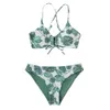 Reversível Lace de biquíni reversível Bikini Sets Joker Swimsuit Women Sexy Low Wisth