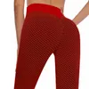 Rahat Dikişsiz Kadın Tayt Spor Yüksek Bel Elastik Push Up Patchwork Baskı Ayak Bileği Uzunluğu Polyester Legging Yoga Pantolon Pantolon