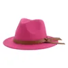 Kapelusze dla dzieci dziewczyna chłopcy czapki Panama dla kobiet dziecko dziecko małe 52cm filcowe formalne śliczne kościół udekoruj nowy kapelusz dla dzieci Chapeau Femme