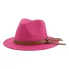 Kids Fedoras Girl Boys Panama Hats for Women Baby Child Small 52cm Felted Formal Cute Church Decorate New Kids Hat Chapeau Femme294h